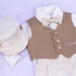 Costum botez bej ‘Harry’
