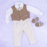 Costum botez bej ‘Harry’